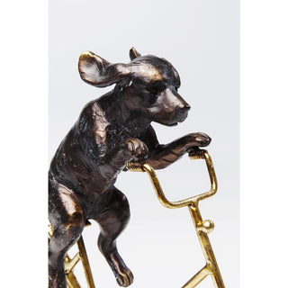Deco Object Dog With Bicycle - JULIA VENCE STORE