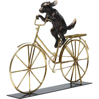 Deco Object Dog With Bicycle - JULIA VENCE STORE