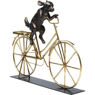 Deco Object Dog With Bicycle - JULIA VENCE STORE