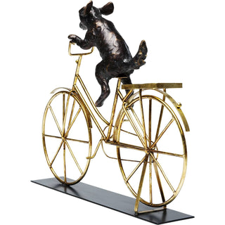 Deco Object Dog With Bicycle - JULIA VENCE STORE