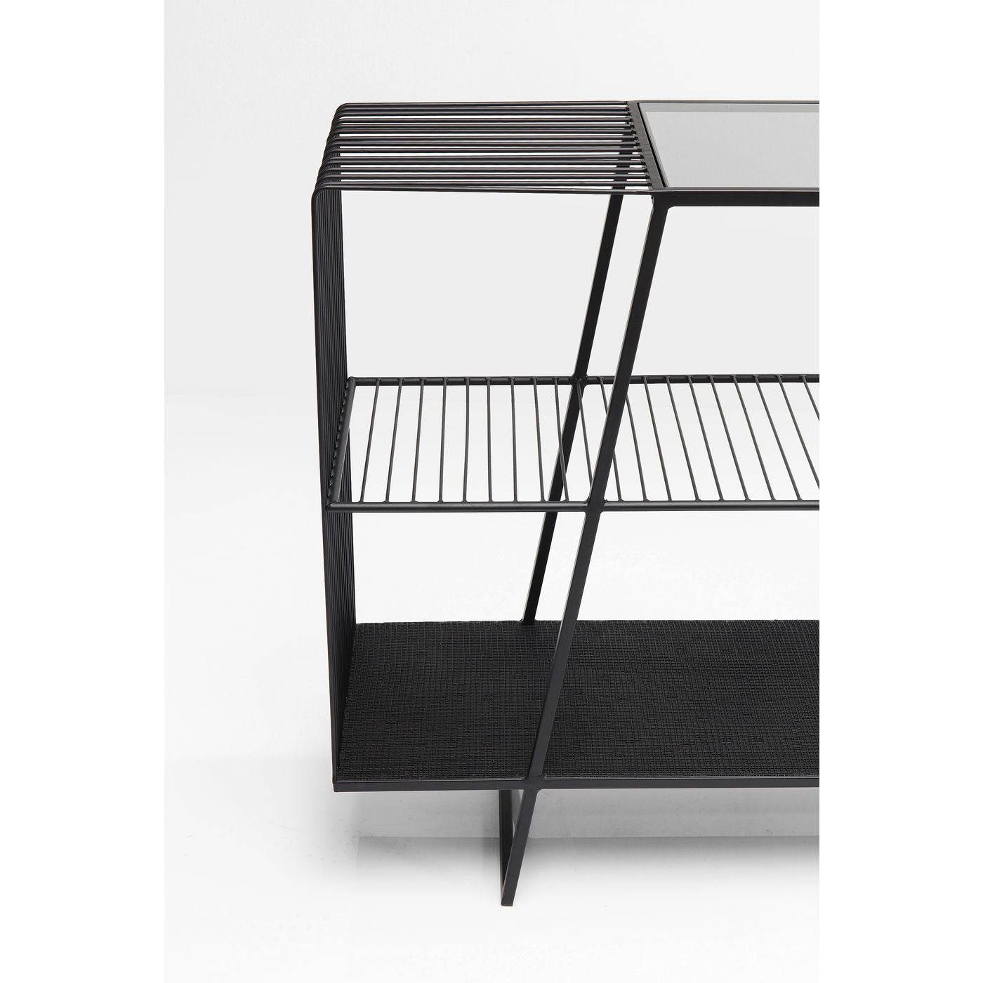 Steel and Glass Console