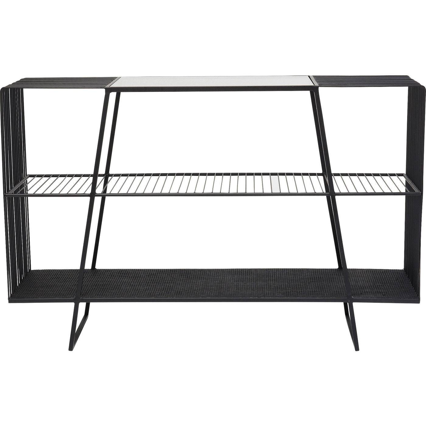 Steel and Glass Console