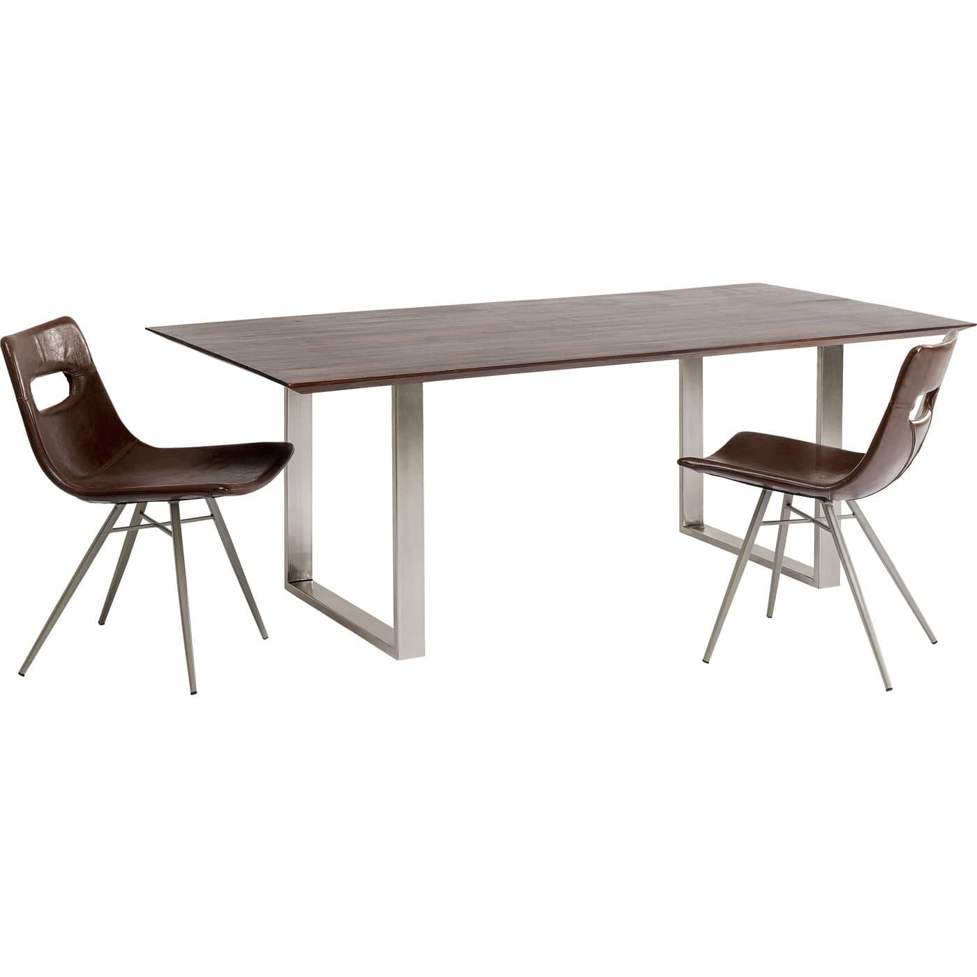 table symphony dark chrome 160x80 - JULIA VENCE STORE