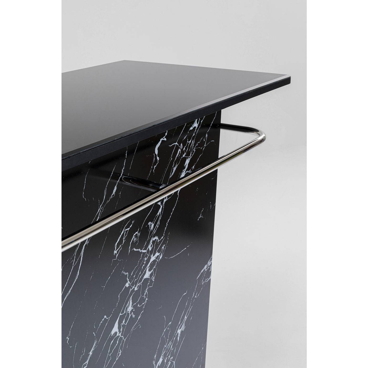 Marble Look Home Bar