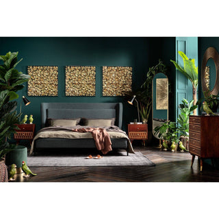 Floor Mirror Curve Brass 40x170cm - DEKOR