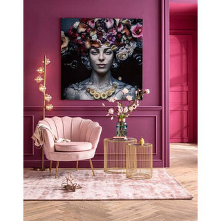 Armchair Water Lily Rose - JULIA VENCE STORE