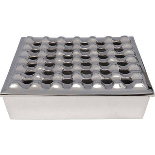 Ashtray Soho Square Silver 25x25cm - JULIA VENCE STORE