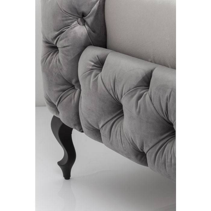Bed Desire Velvet Silver Grey 180x200 cm - JULIA VENCE STORE