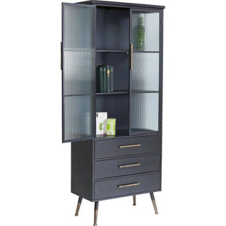 Steel and Glass Cabinet