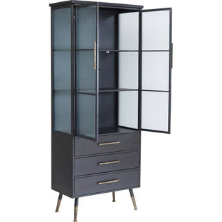 Steel and Glass Cabinet