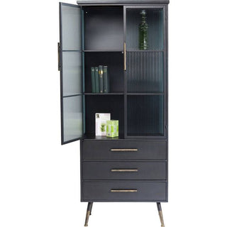 Steel and Glass Cabinet