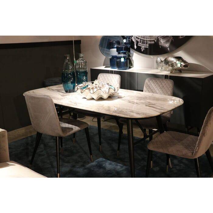 Luxury Blue Viscose Carpet