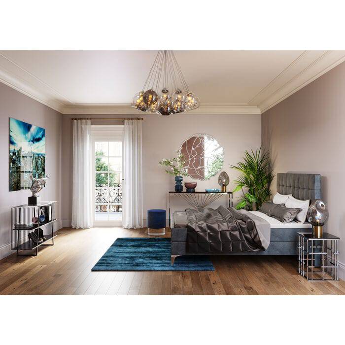 Luxury Blue Viscose Carpet