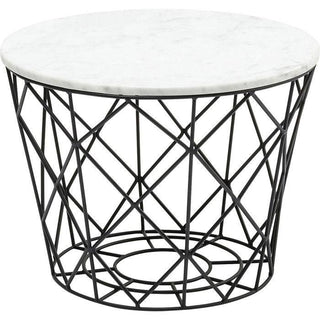 Elegant Marble Coffee Table Set