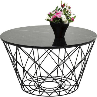 Elegant Marble Coffee Table Set