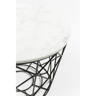 Elegant Marble Coffee Table Set