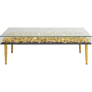 Gold Floral Coffee Table