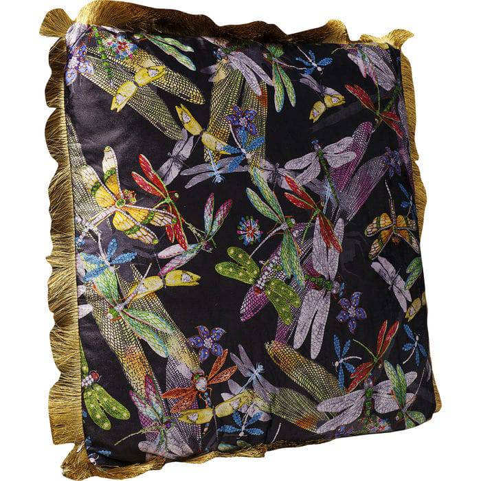 Tropical Garden Fringe Cushion