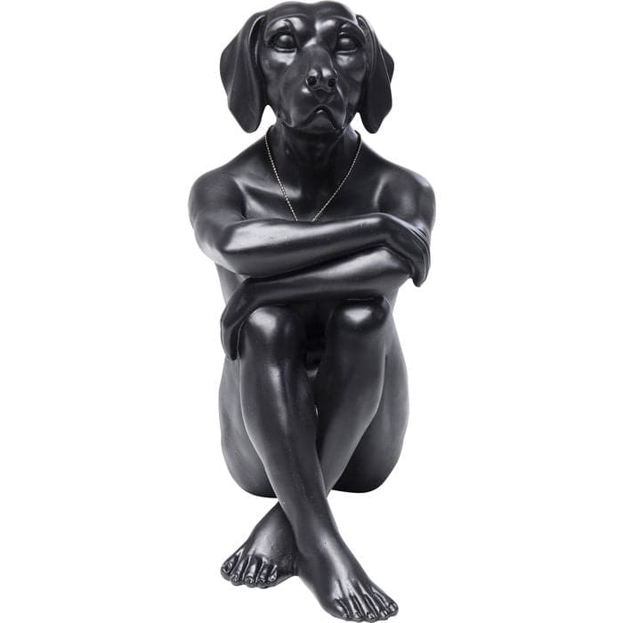 Deco Figurine Gangster Dog Black - JULIA VENCE STORE