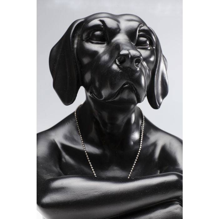 Deco Figurine Gangster Dog Black - JULIA VENCE STORE