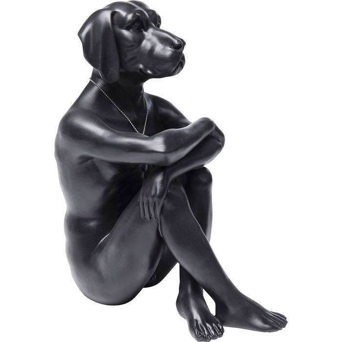Deco Figurine Gangster Dog Black - JULIA VENCE STORE