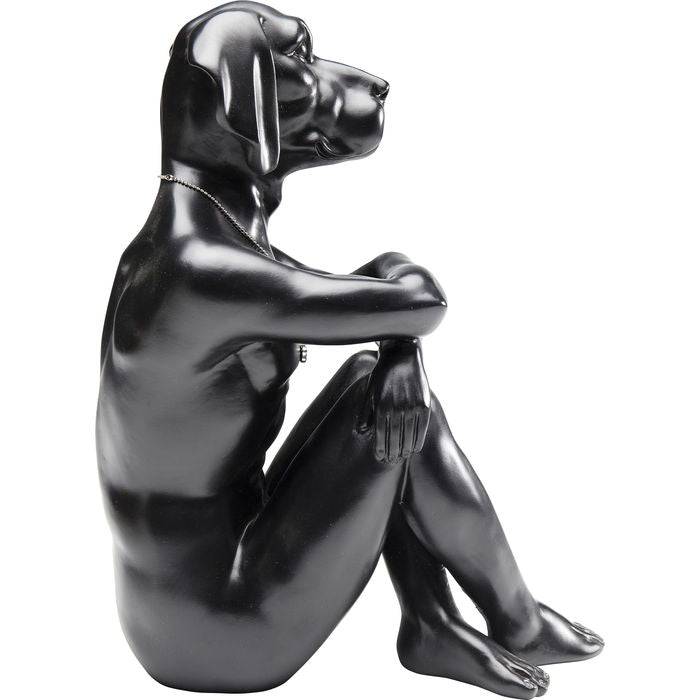 Deco Figurine Gangster Dog Black - JULIA VENCE STORE