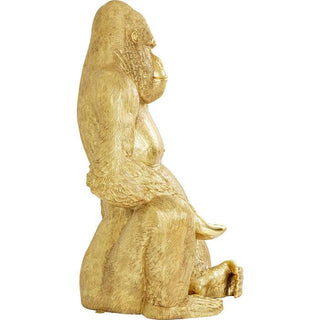 Deco Figurine Gorilla Gold XL 180 - JULIA VENCE STORE