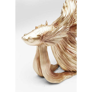 Golden Betta Fish Decor