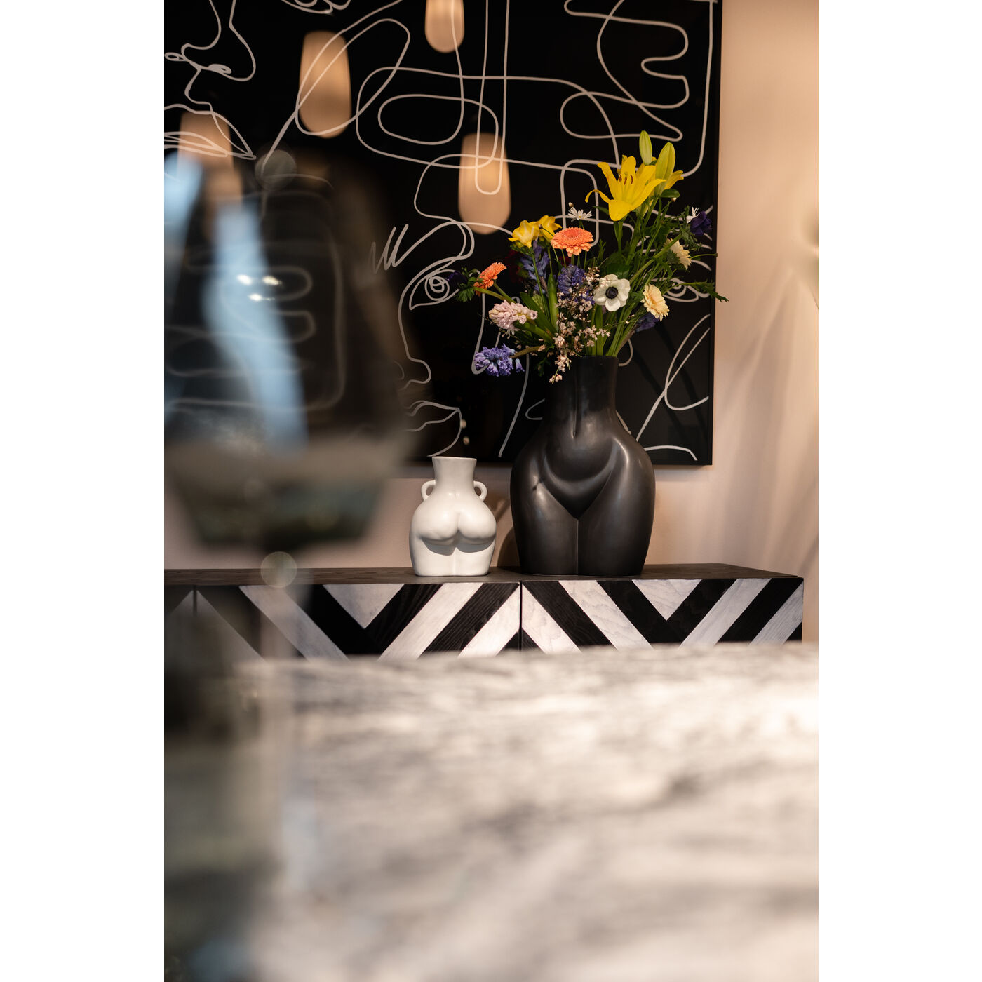 Vase Donna White 22cm