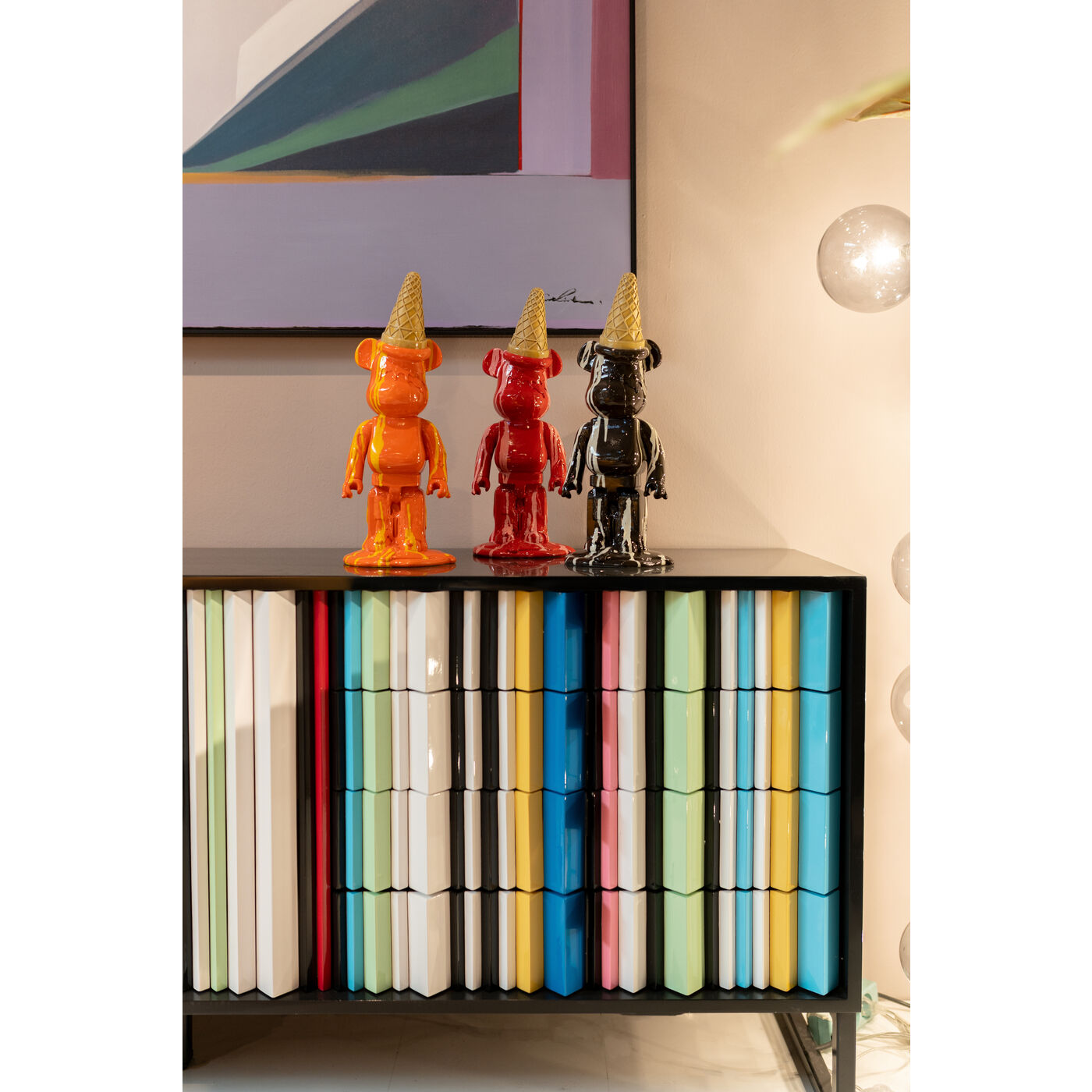 Orange Bear Figurine