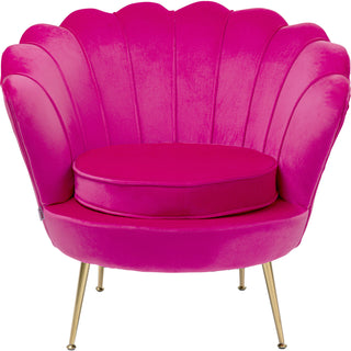 Armchair Water Lily Gold Pink - DEKOR