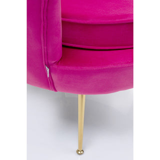 Armchair Water Lily Gold Pink - DEKOR
