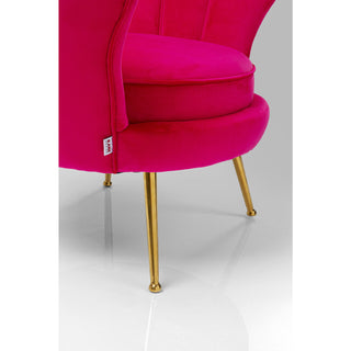 Armchair Water Lily Gold Pink - DEKOR