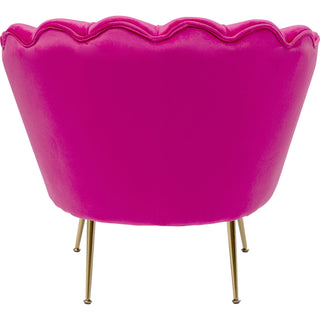 Armchair Water Lily Gold Pink - DEKOR