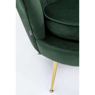 Armchair Water Lily Gold Dark Green - DEKOR