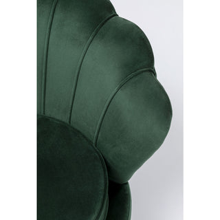 Armchair Water Lily Gold Dark Green - DEKOR