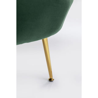 Armchair Water Lily Gold Dark Green - DEKOR
