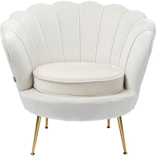Armchair Water Lily Gold Beige - DEKOR