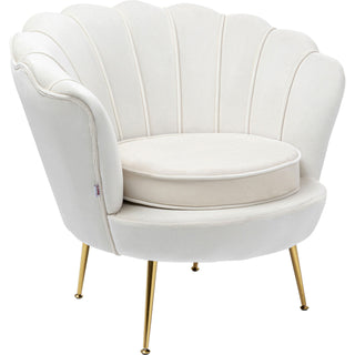 Armchair Water Lily Gold Beige - DEKOR