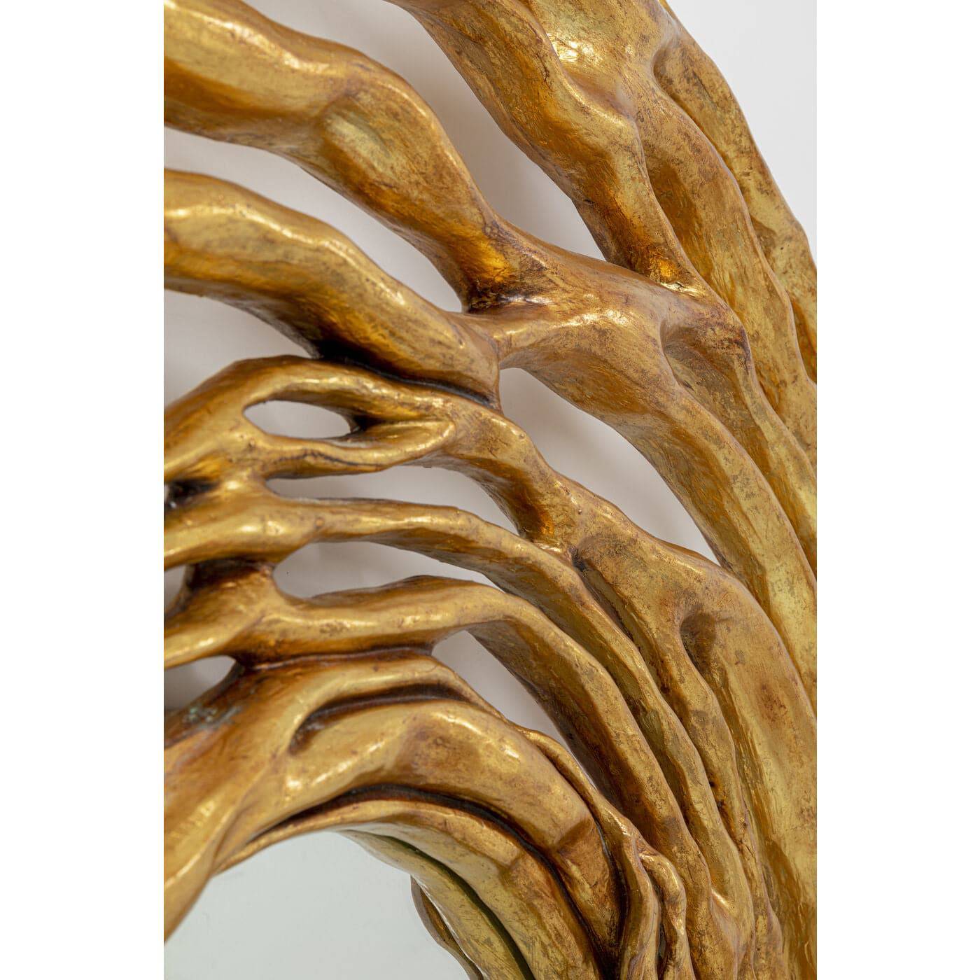 Wall Mirror Twiggy Gold Ø121cm