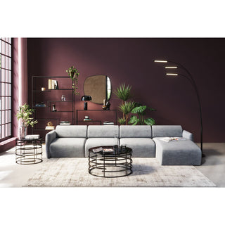 Corner Sofa Lucca Grey Right 331cm - DEKOR