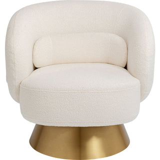 Swivel Armchair Orion White - DEKOR
