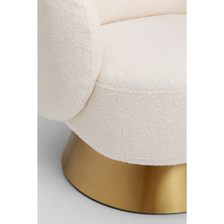 Swivel Armchair Orion White - DEKOR