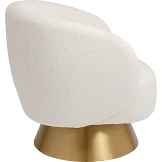 Swivel Armchair Orion White - DEKOR