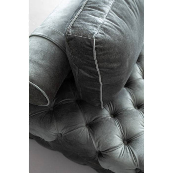 Lounger Bottone Velvet Grey - JULIA VENCE STORE