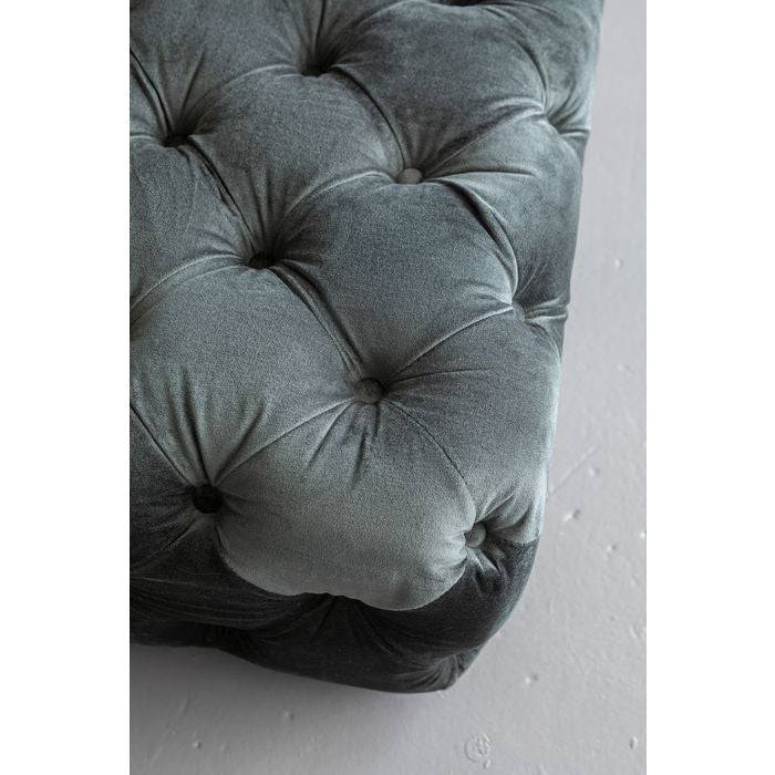Lounger Bottone Velvet Grey - JULIA VENCE STORE
