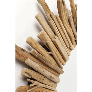 Sunburst Wooden Mirror