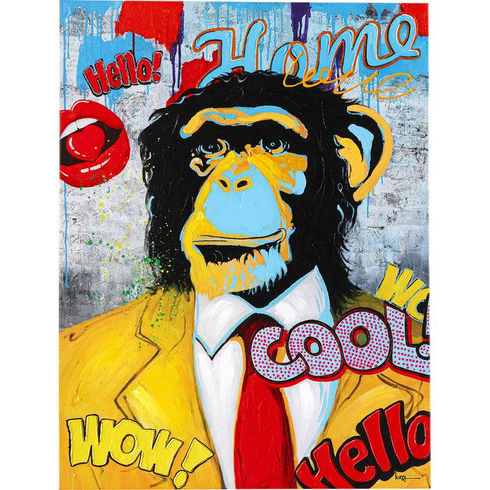 Picture Touched Show Monkey 120x90 - JULIA VENCE STORE