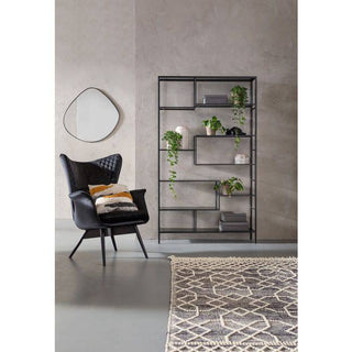 Shelf Loft Black 195x115 - JULIA VENCE STORE