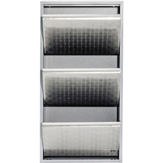 Silver Shoe Cabinet